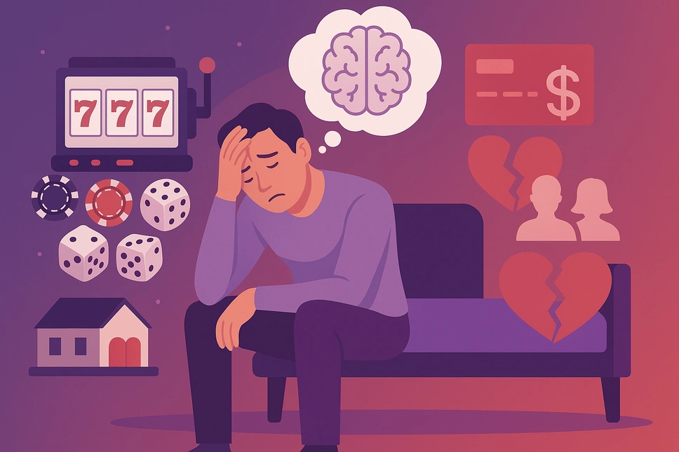 Illustration STOPJEU – conséquences de l’addiction aux jeux d’argent
