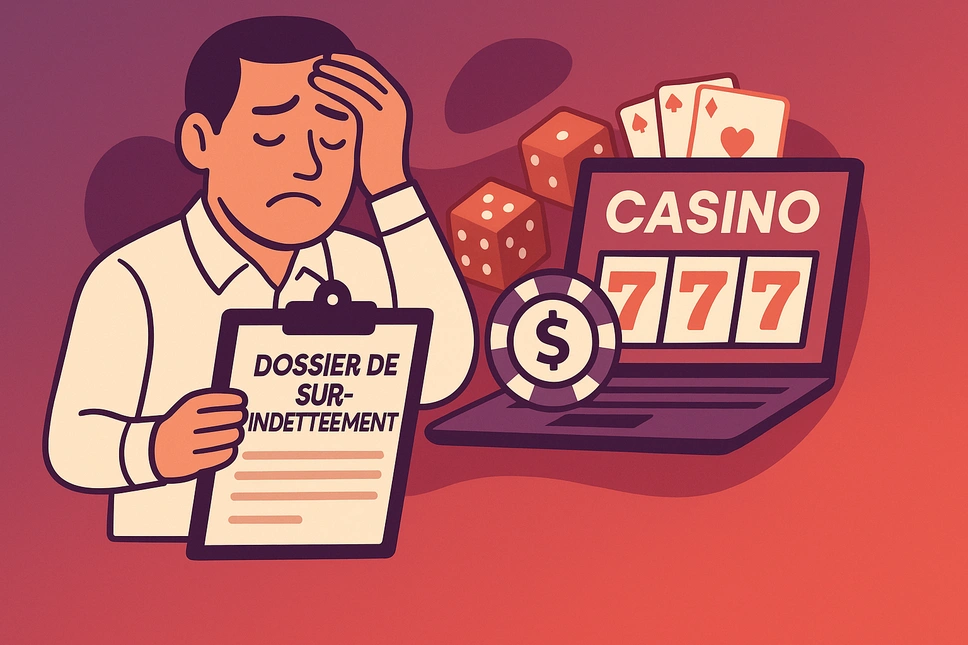 Visuel STOPJEU – dettes bancaires liées aux casinos en ligne et machines à sous