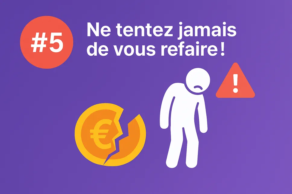 Ne jamais tenter de se refaire