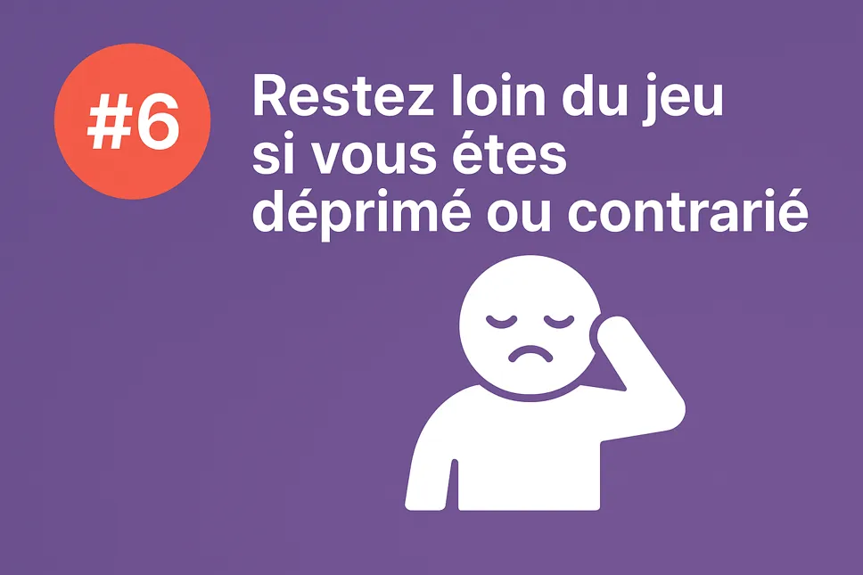 Restez loin du jeu si vous êtes déprimé